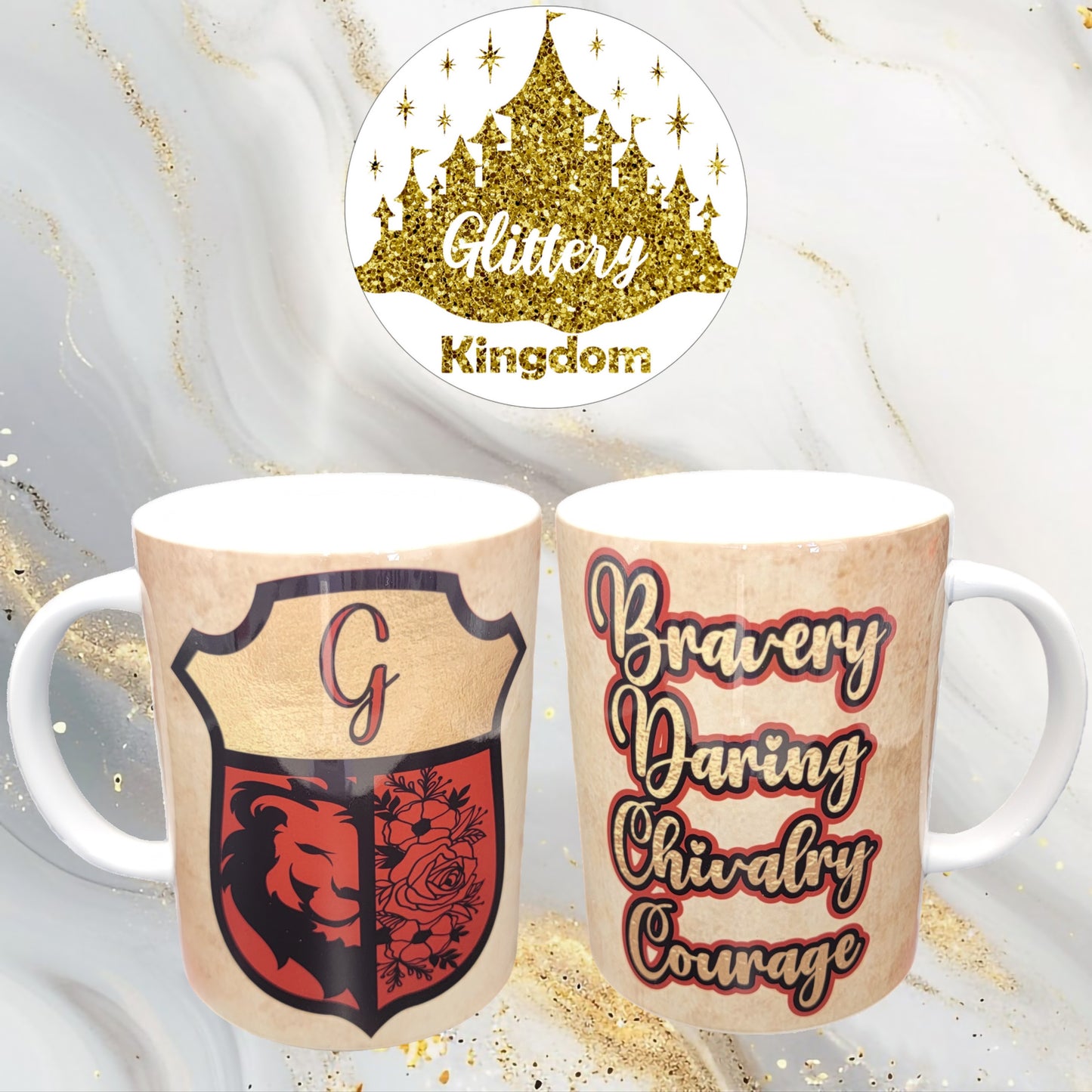 Bravery, Daring, Chivalry, Courage 15oz Ceramic Mug