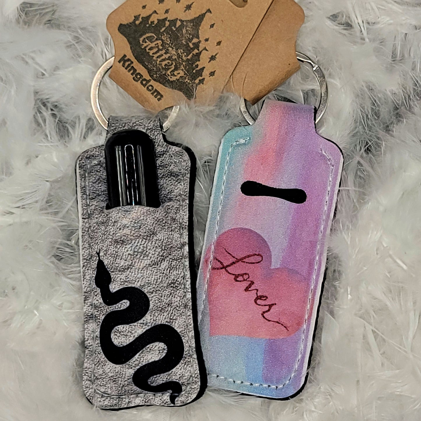 Eras Keychain lipstick/perfume holder