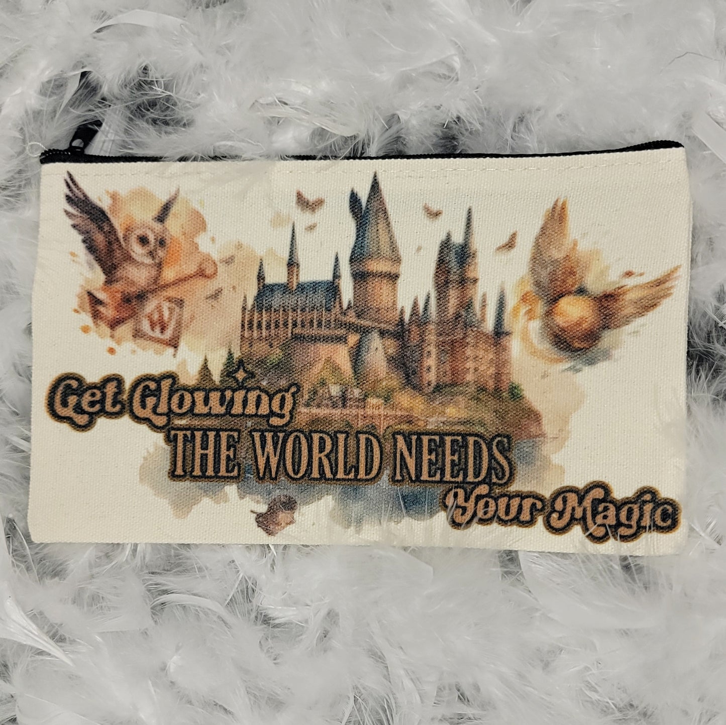 Magic School Get Glowing Makeup Bag/ Pencil Case